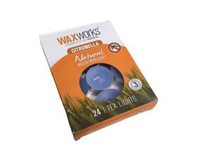 CAMPING/OUTDOOR Hartys Fishing and Hardware: CITRONELLA TEALIGHT CANDLE (24pk)