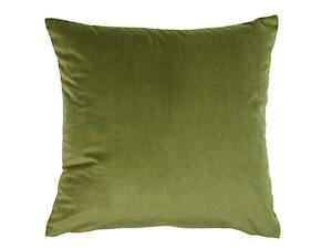 Cushion Cover: Velvet Cushion Cover 50x50cm - Leaf