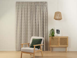 Lined Curtains: Viva Lined Silver Pencil Pleat Curtains