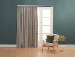 Lined Curtains: Savannah Lined Velvet Pencil Pleat Curtains - Silver