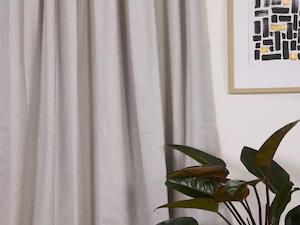 Thermal Curtains: Waihi Linen Blockout Pencil Pleat Curtains