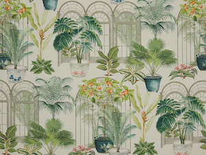 Upholstery Fabrics: Victorian Glasshouse Spruce Fabric