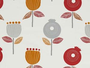 Nordic Collection: Pomegranate Scarlet Fabric