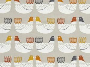 Nordic Collection: Cluck Cluck Tangerine Fabric