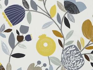 Nordic Collection: Pomegranate Trail Ochre Fabric
