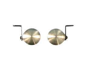 Metal Rod End Caps - Poles Apart- Antique Brass