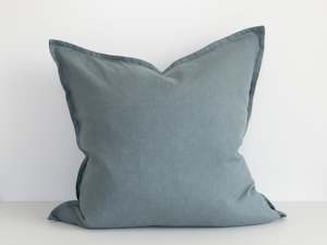 Ava Linen Filled Cushion - Pine