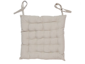 Accessories: Papamoa Chair Pad - Linen