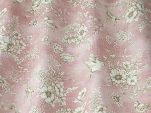Finch Toile Rose Fabric