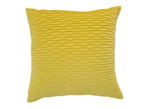 Cushion Covers: Wave Velvet Lemon Cushion Cover