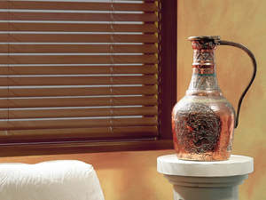 Blinds: WW 35mm Timber Venetian Blind - Teak
