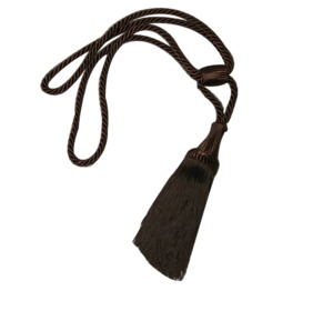 Accessories: Glory Box Tie back - Mocha/Charcoal