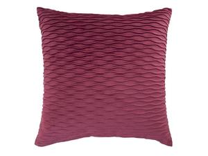 Cushion Covers: Wave Velvet Claret Cushion Cover