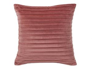 Cushion Covers: Pintuck Velvet Musk Cushion Cover