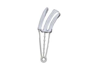 3 Prong Blind Cleaner - White