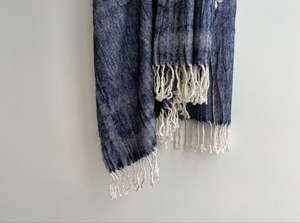 Sophia Throw - Blue/White