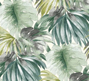 Clearance Offers: Tropicana Fabric - Tropical Green