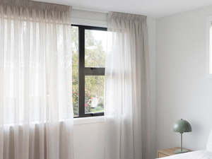 Rhapsody Sheer Readymade Curtains - Sand
