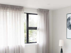 Rhapsody Sheer Readymade Curtains - Warm Grey