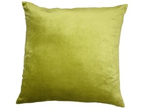Majestic Velvet-Linen Green Filled Cushion