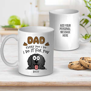 My Home: Dog Dad Mug