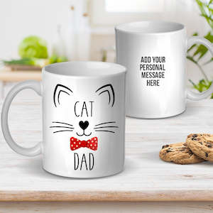 My Home: Cat Dad Mug