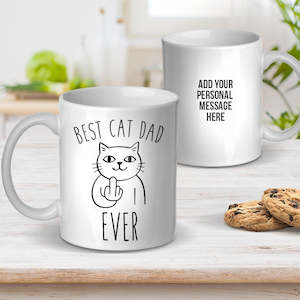 My Home: Best Cat Dad Mug