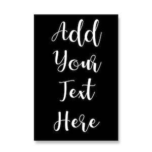 Flexi Magnet - Rectangle - 4x6" (10x15cm) Add Your Own Message