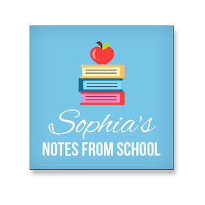 My Home: Flexi Magnet - Square - 4x4" (10x10cm) Notes