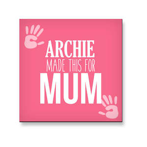 Flexi Magnet - Square - 4x4" (10x10cm) Mum