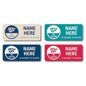 Name Labels: Sailing Rectangle Allergy Labels (Pack of 32)