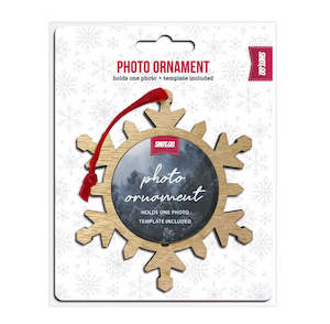 Gifts: Spinning Ornament Wooden Snowflake