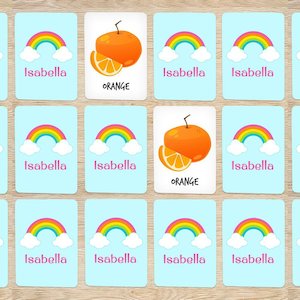 Rainbow Memory Game