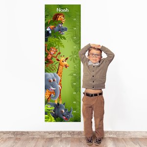 Height Charts Sticker Pack: Jungle Wall Decal Height Chart
