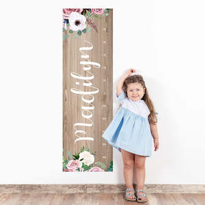Woodland Wall Decal Height Chart