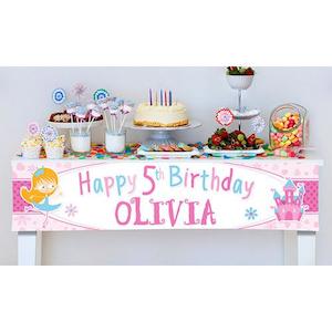 Princess Party Banner (Temporarily Out of Stock)