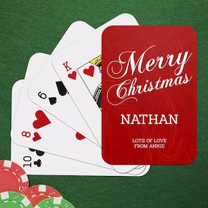 Merry Christmas Playing Cards