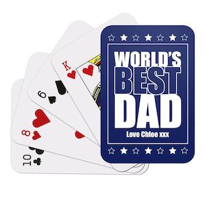 Playing Cards: World's Best Dad Playing Cards