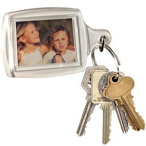 Keyrings: Small Rectangle Photo Keyring