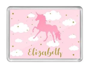 Magnets: Pink Unicorn Fridge Magnet