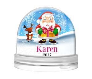 Snow Globes: Santa Gift Snow Globe