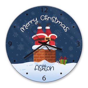 Glass Wall Clocks: Chimney Glass Clock