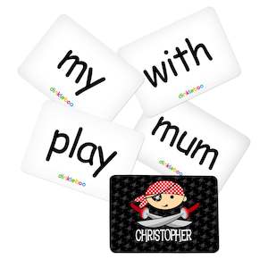 Sight Words: Pirate Memory Game Sight Words Pack 2