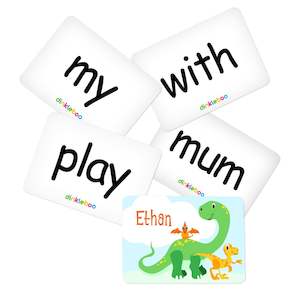 Dino Memory Game Sight Words Pack 2