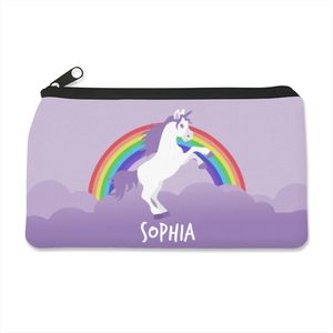 Pencil Cases: Purple Unicorn Pencil Case - Small