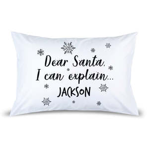 Pillow Cases: Dear Santa Pillow Case