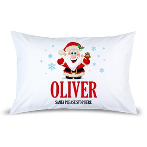 Pillow Cases: Jolly Santa Pillow Case