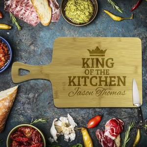 Rectangle Bamboo Serving Boards: King of the Kitchen Rectangle Bamboo Serving Board