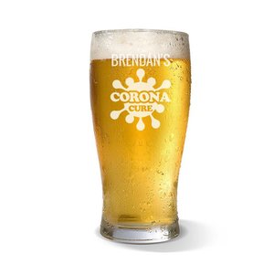 Engraved Standard Beer Glasses: Cure Standard 425ml Beer Glass