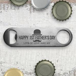 Engraved Bottle Openers: First Father's Day Engraved Bottle Opener